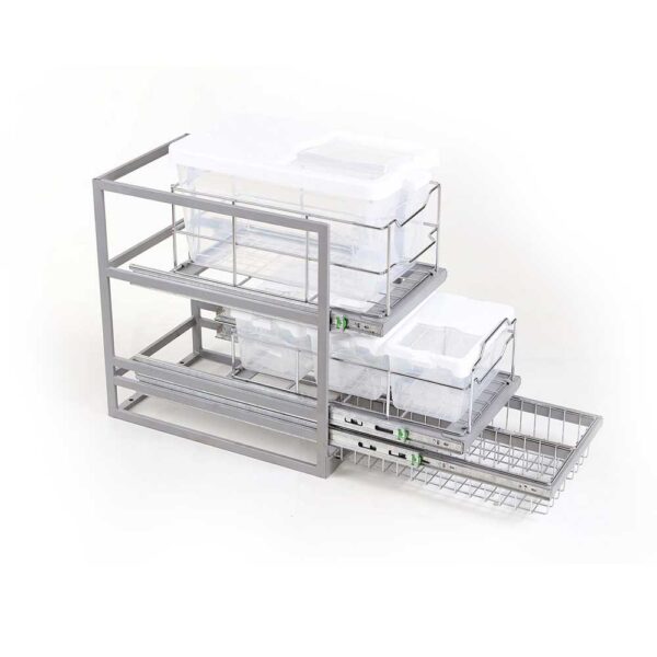 سبد چند منظوره ریلی سه طبقه ترکیبی-هومان3/Hooman3