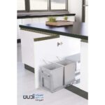 سطل زباله دو مخزنه کوچک درب باز شو (24 لیتری) – آکو/Ako - Image 2