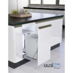 سطل زباله بزرگ ریل کف تاندم تک مخزنه (40 لیتری) – زانکو/Zanko - Image 2