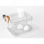 آبچکان رومیزی بزرگ (کروم و استیل و استیل طلایی) با جا قاشقی و جالیوانی-دلسا/Delsa - Image 2