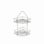 کنج حمام دو طبقه آویز استیل آدلان-آهیل