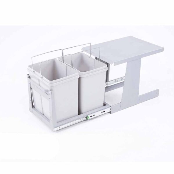 سطل زباله دو مخزنه متوسط ریل کف آدلان – وندا