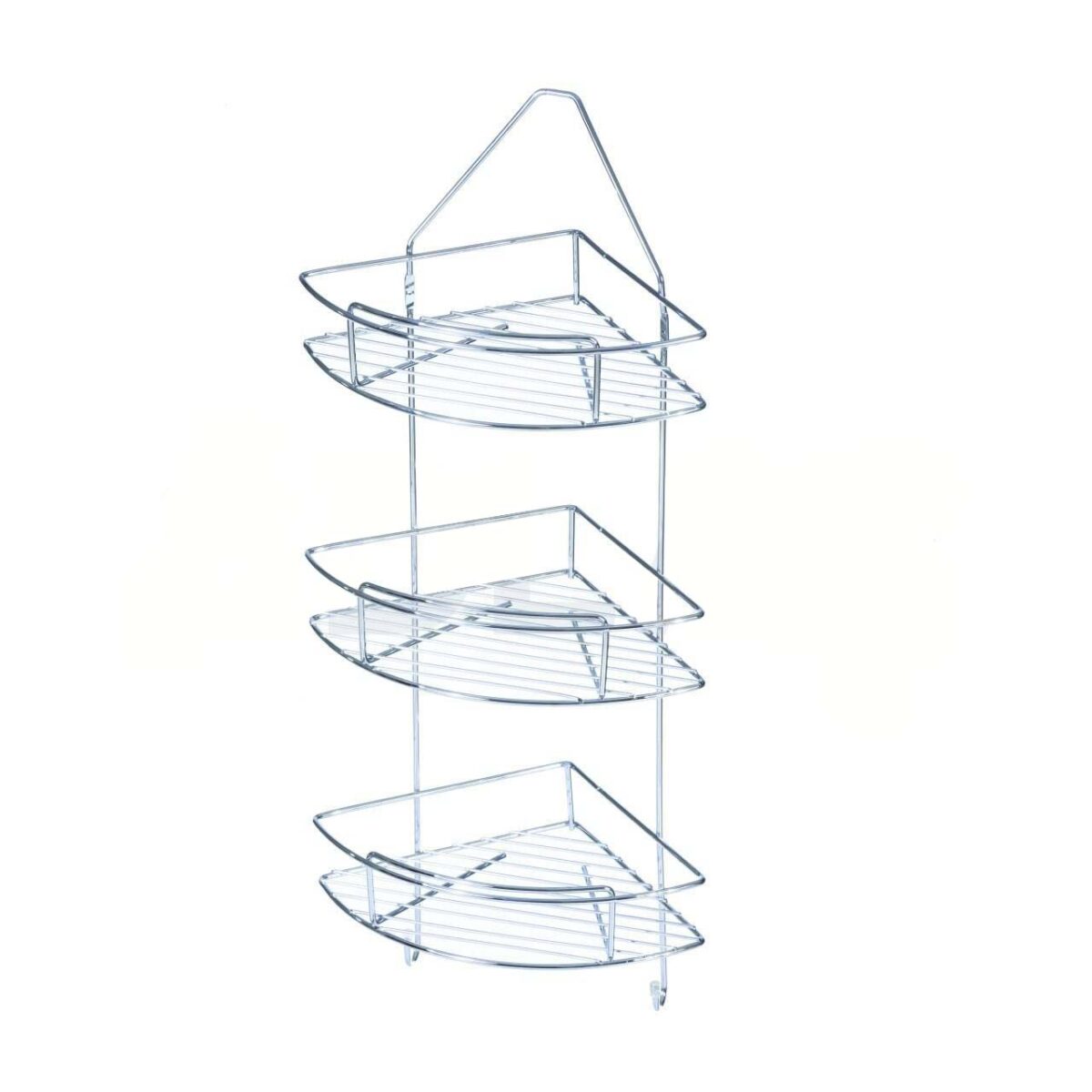 کنج حمام سه طبقه آویز استیل – آهیل 2 کنج حمام سه طبقه آویز استیل آدلان-آهیل2