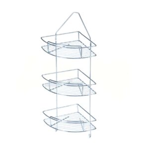 کنج حمام سه طبقه آویز استیل آدلان-آهیل2