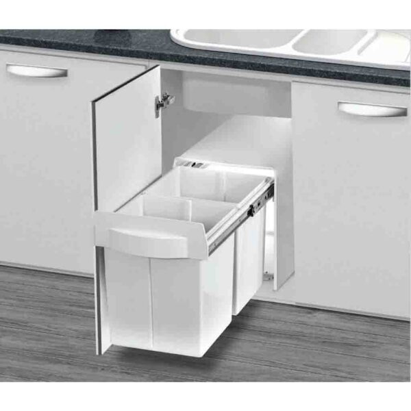 سطل 2 قلو زیر سینکی 9128 _ ملونی/Melloni