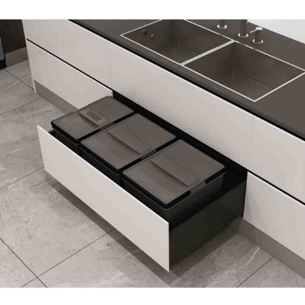 سطل 3 قلو Easy Fit مدل 9038_ ملونی/Melloni