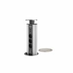 پریز توکار استیل 10008_ ملونی/Melloni - Image 2