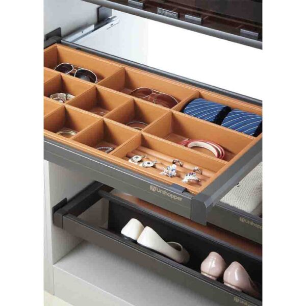 جای کمربند"کروات و زیورآلات چرم ریلی WS4117-L _ یونی هوپر/Unihopper