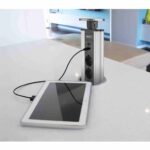 پریز توکار استیل 10008_ ملونی/Melloni