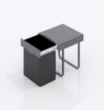 سطل تک مخزن 1 سطل های ریلی داخل کابینت آدلان