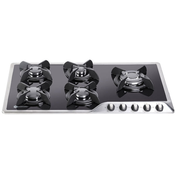 اجاق گاز استیل شیشه درسا مدل بیدار DG2301-5R
