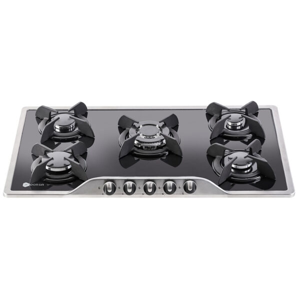 اجاق گاز استیل شیشه درسا مدل بینا DG2301-5M
