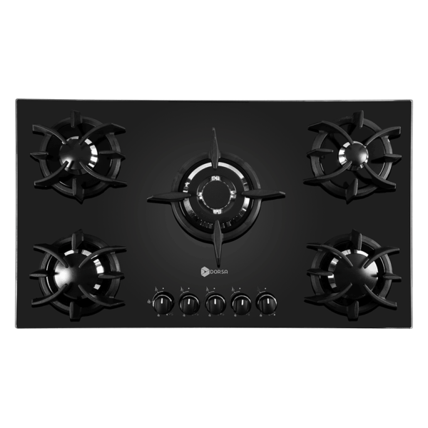 اجاق گاز شیشه ای درسا مدل DG2115-5M